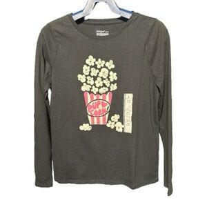 Cat & Jack Girls Long Sleeve Graphic Tee | Size L (10/12)
